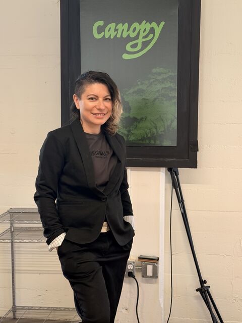 Kim Boher at Founders Inc Canopy